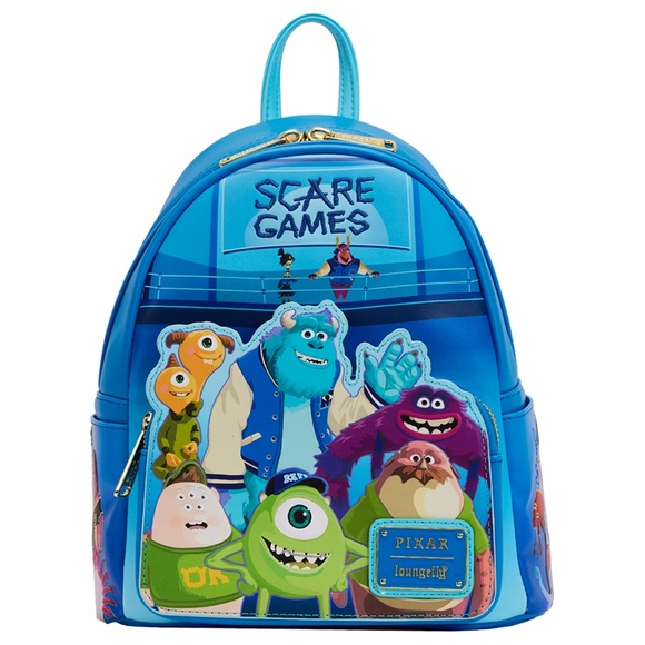 Disney Loungefly Mini Backpack - Monsters University - Scare Games - Picture 6 of 6